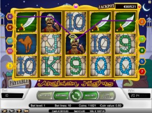 Arabian Nights er en populær spilleautomat fra NetEnt som tilbys på en rekke nettcasino.